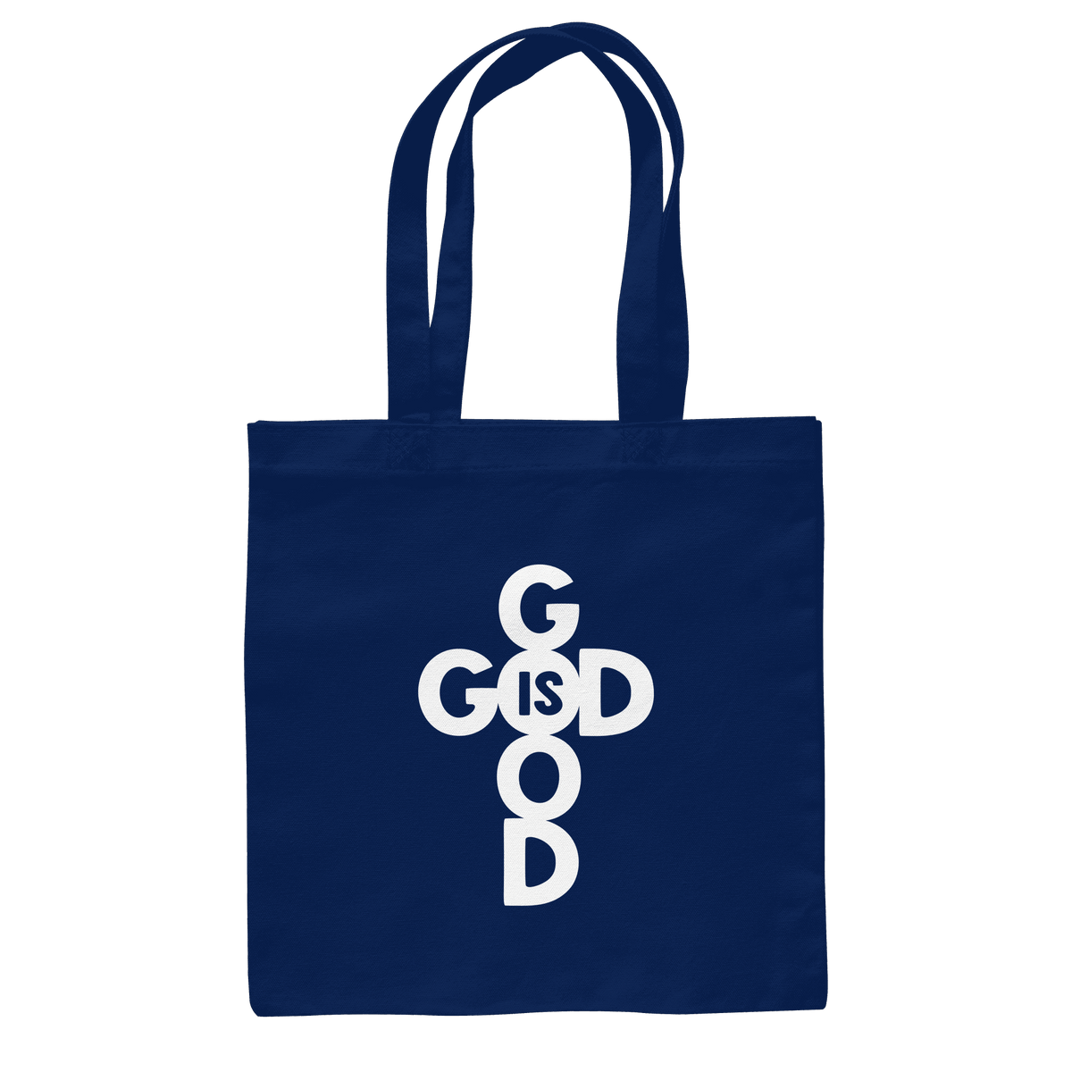 God is Good | Christliche Kleidung & Geschenke im Kreuz-Design - Baumwolltasche - Taschen - French Navy - GfoitMa