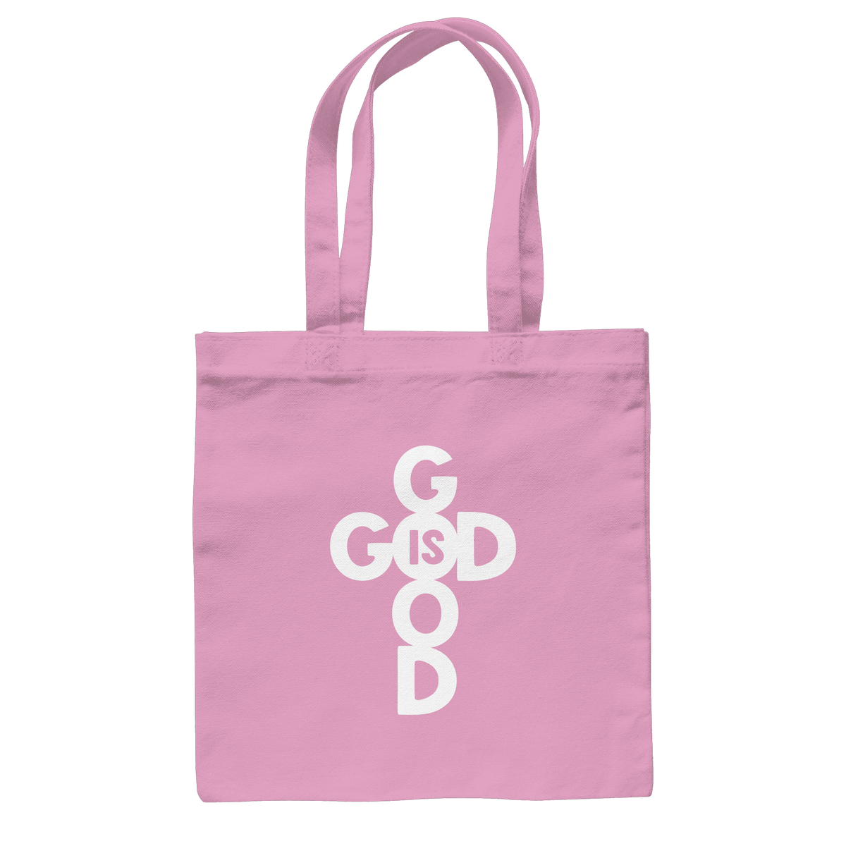 God is Good | Christliche Kleidung & Geschenke im Kreuz-Design - Baumwolltasche - Taschen - Classic Pink - GfoitMa