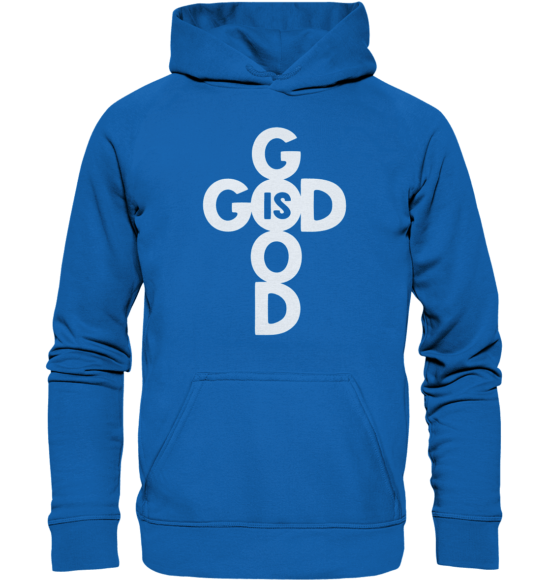 God is Good | Christliche Kleidung & Geschenke im Kreuz-Design - Kids Premium Hoodie - Kids & Babys - Royal Blau - GfoitMa