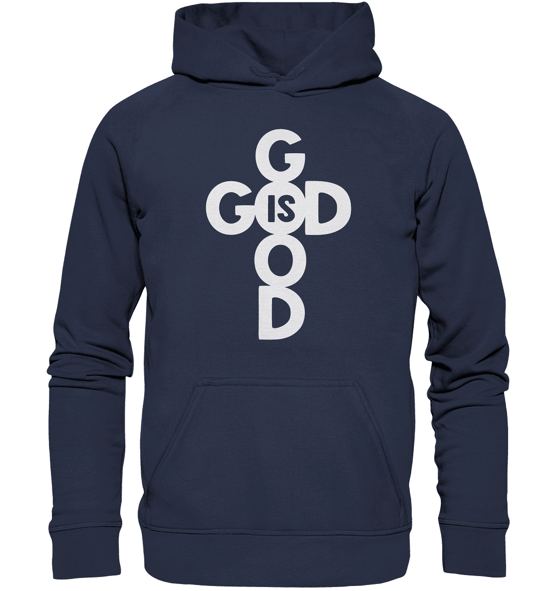 God is Good | Christliche Kleidung & Geschenke im Kreuz-Design - Kids Premium Hoodie - Kids & Babys - Deep Navy - GfoitMa