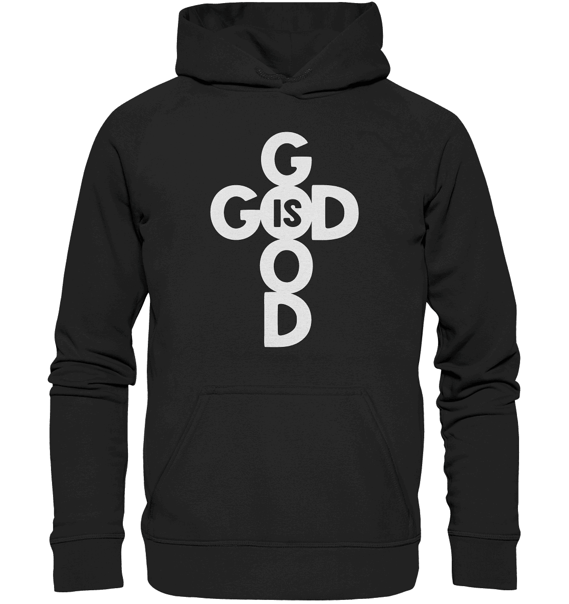 God is Good | Christliche Kleidung & Geschenke im Kreuz-Design - Kids Premium Hoodie - Kids & Babys - Black - GfoitMa