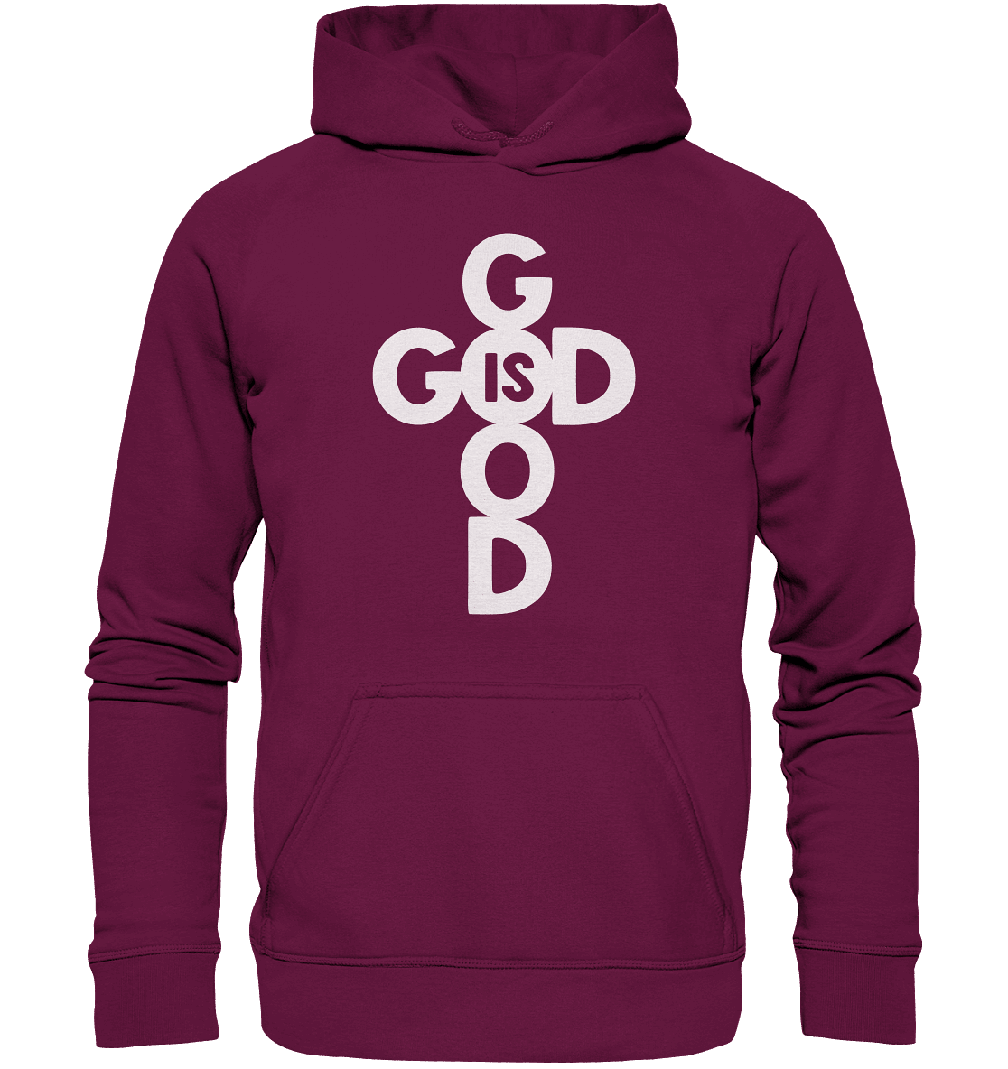 God is Good | Christliche Kleidung & Geschenke im Kreuz-Design - Kids Premium Hoodie - Kids & Babys - Burgund - GfoitMa