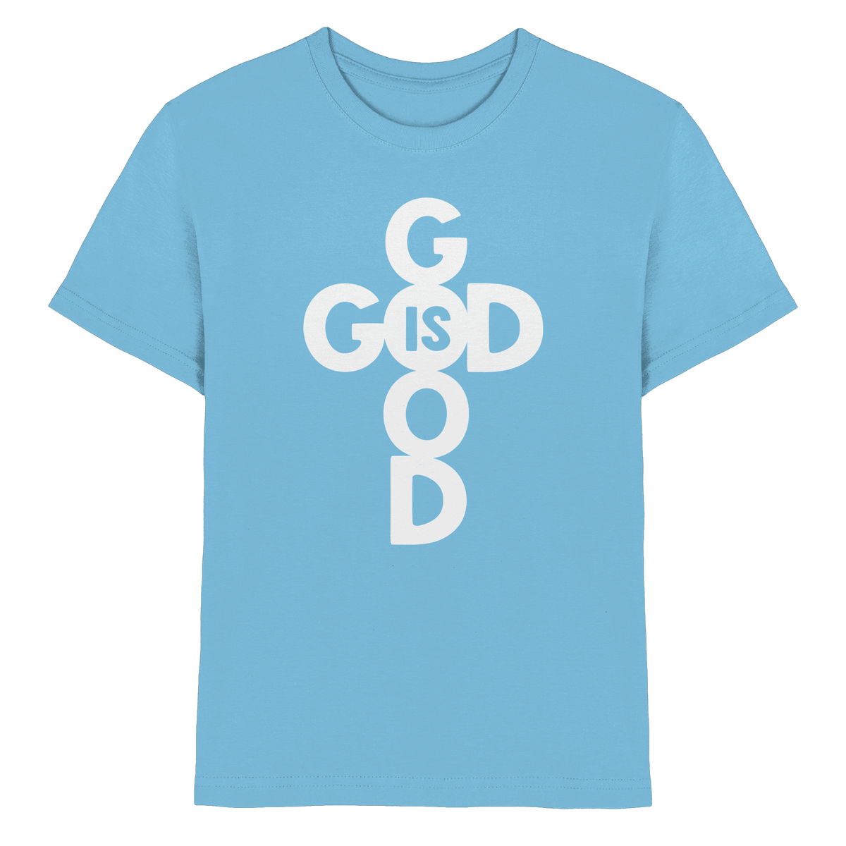 God is Good | Christliche Kleidung & Geschenke im Kreuz-Design - Kids Premium Shirt - Kids & Babys - Black - GfoitMa