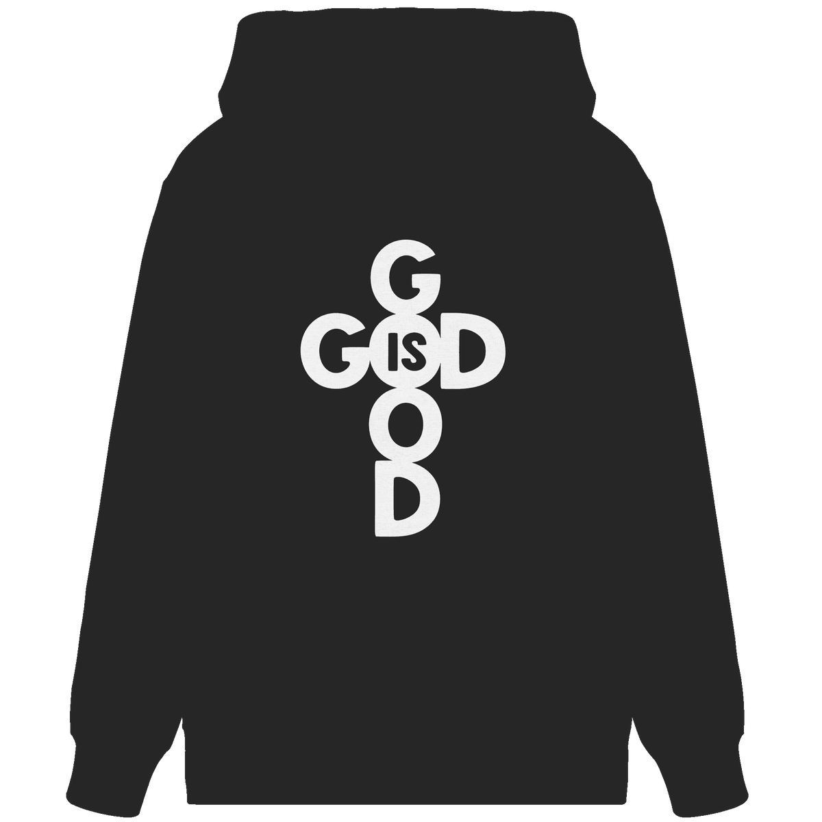God is Good | Christliche Kleidung & Geschenke im Kreuz-Design - Organic Zipper - Jacken/ Zipper - Black - GfoitMa