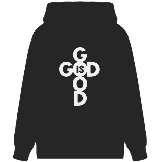 God is Good | Christliche Kleidung & Geschenke im Kreuz-Design - Organic Zipper - Jacken/ Zipper - Black - GfoitMa