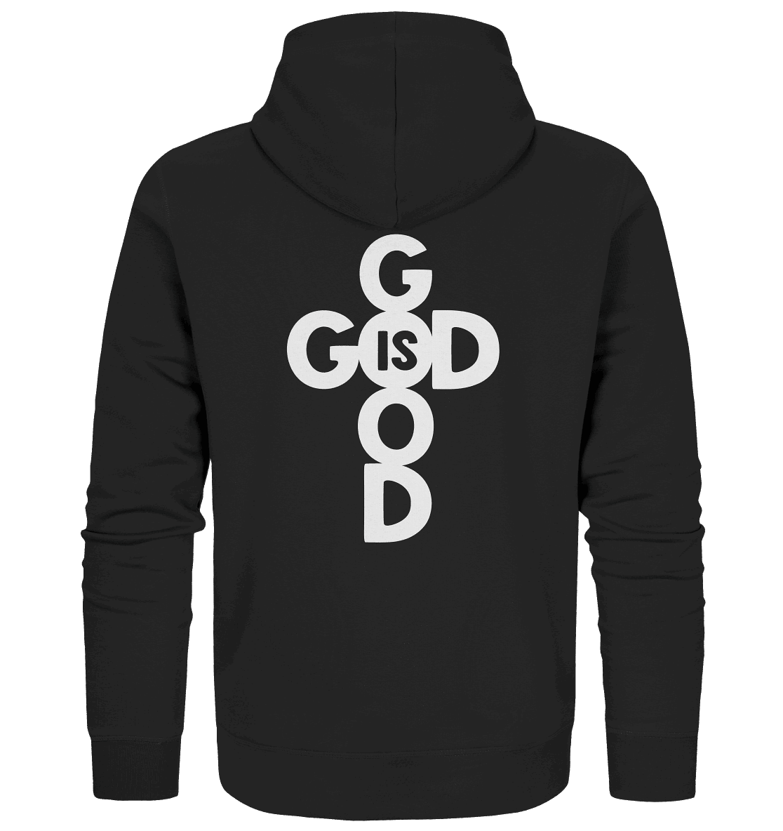 God is Good | Christliche Kleidung & Geschenke im Kreuz-Design - Zipper - Jacken/ Zipper - Black Pure - GfoitMa
