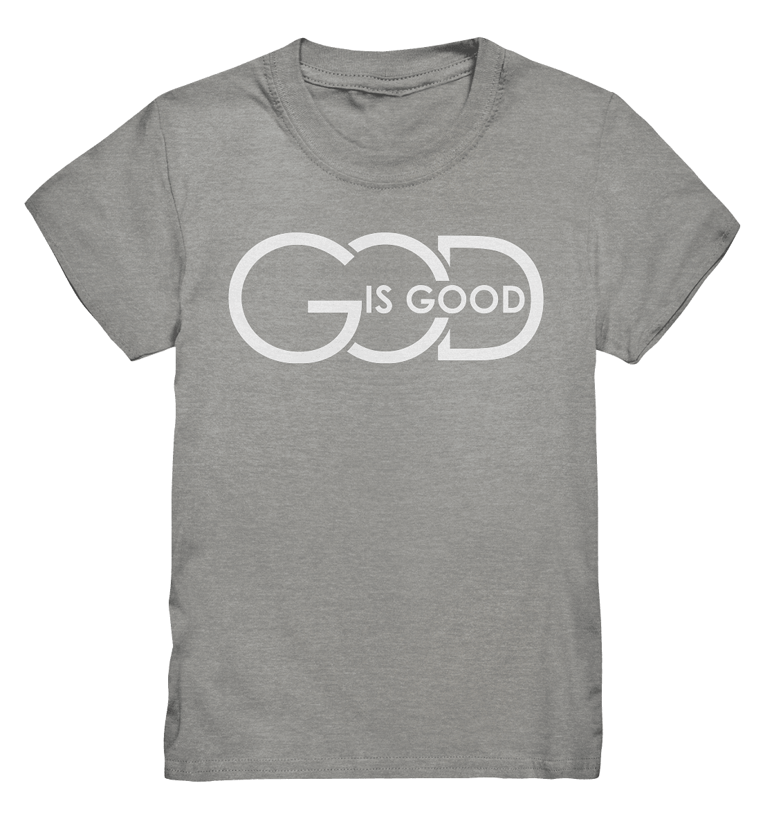 God is Good | Christliche Kleidung - Kids Premium Shirt - Kids & Babys - Sports Grey (meliert) - GfoitMa