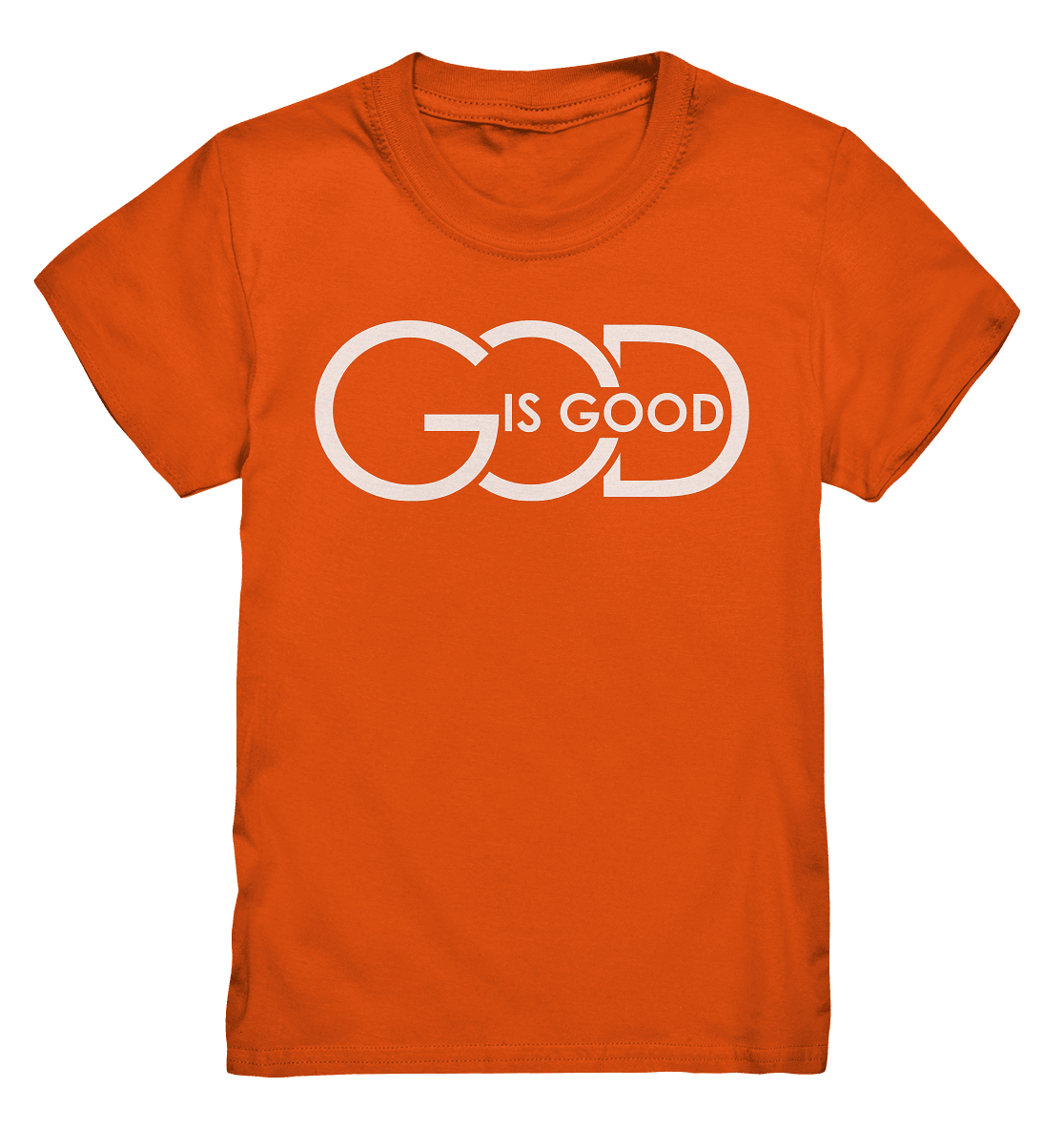 God is Good | Christliche Kleidung - Kids Premium Shirt - Kids & Babys - Orange - GfoitMa