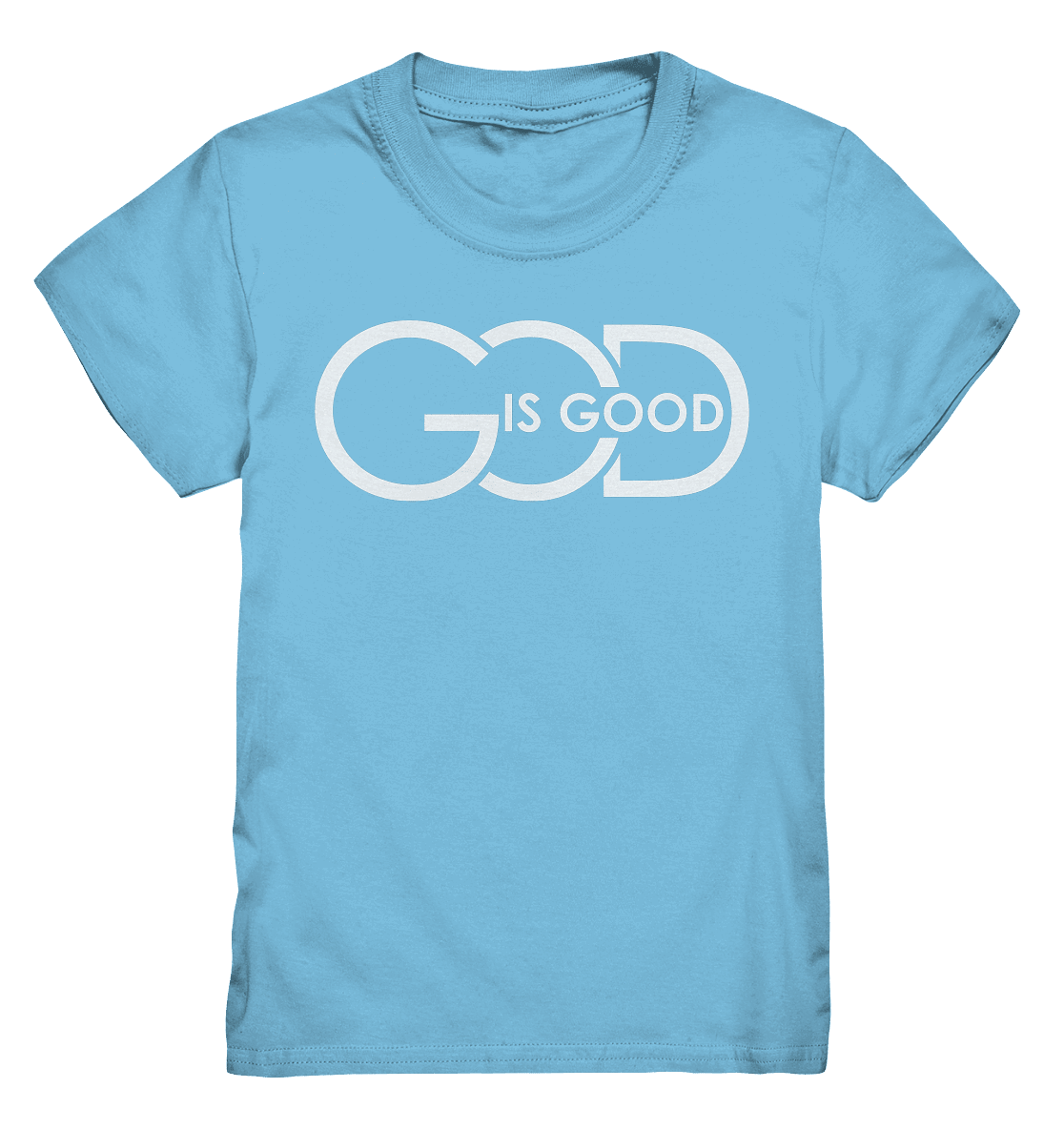 God is Good | Christliche Kleidung - Kids Premium Shirt - Kids & Babys - Sky Blue - GfoitMa