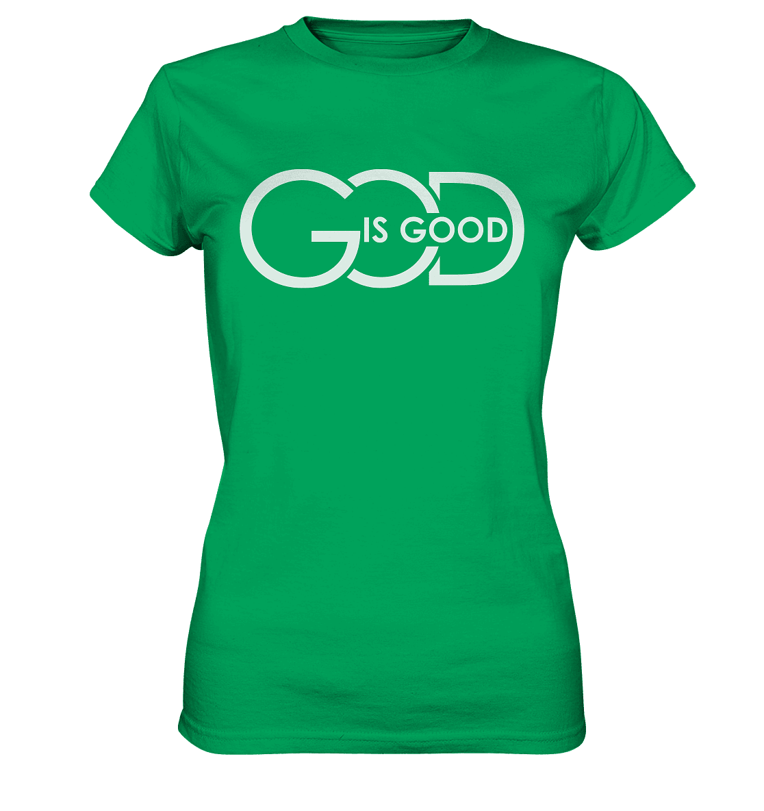 God is Good | Christliche Kleidung - Ladies Premium Shirt - Lady-Shirts - Kelly Green - GfoitMa