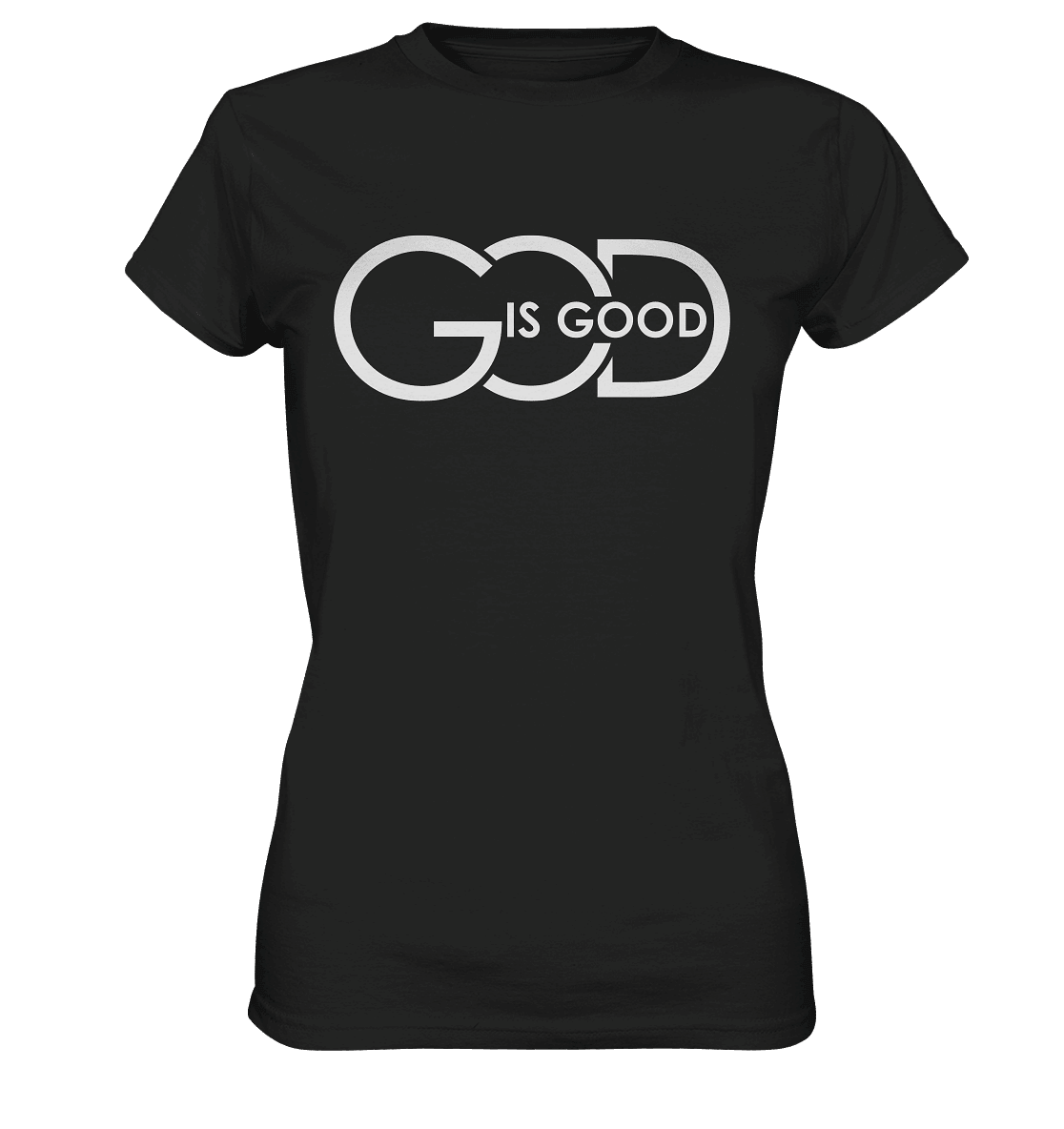 God is Good | Christliche Kleidung - Ladies Premium Shirt - Lady-Shirts - Black - GfoitMa