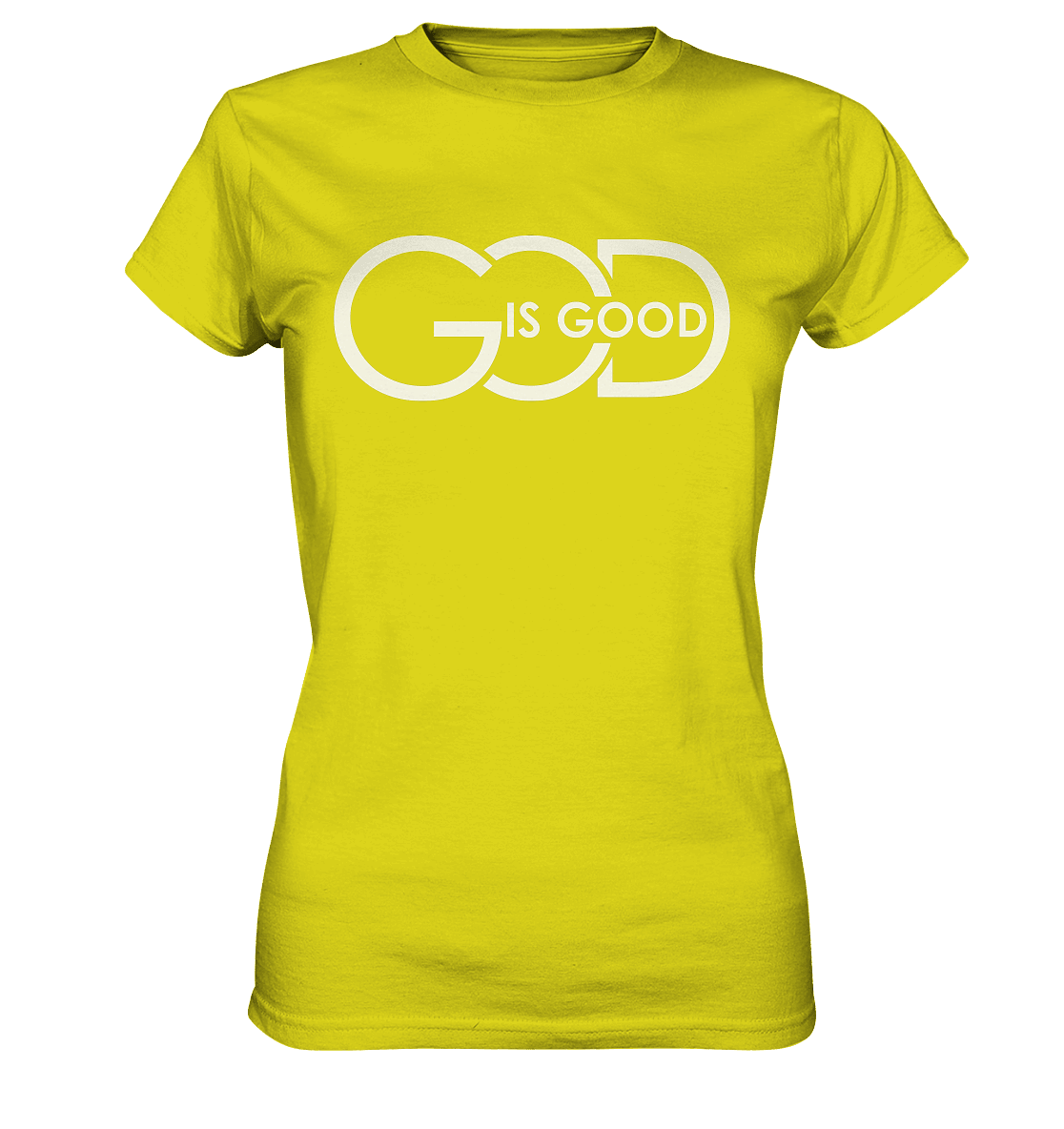 God is Good | Christliche Kleidung - Ladies Premium Shirt - Lady-Shirts - Pixel Lime - GfoitMa