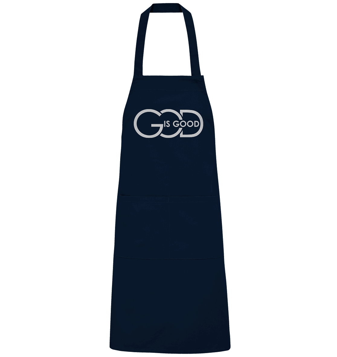 God is Good | Christliche Kleidung - Organic Grillschürze - Home & Living - Navy - GfoitMa