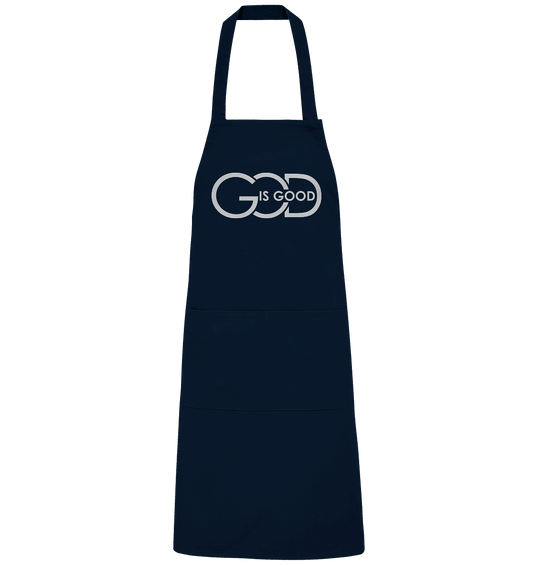 God is Good | Christliche Kleidung - Organic Grillschürze - Home & Living - Navy - GfoitMa