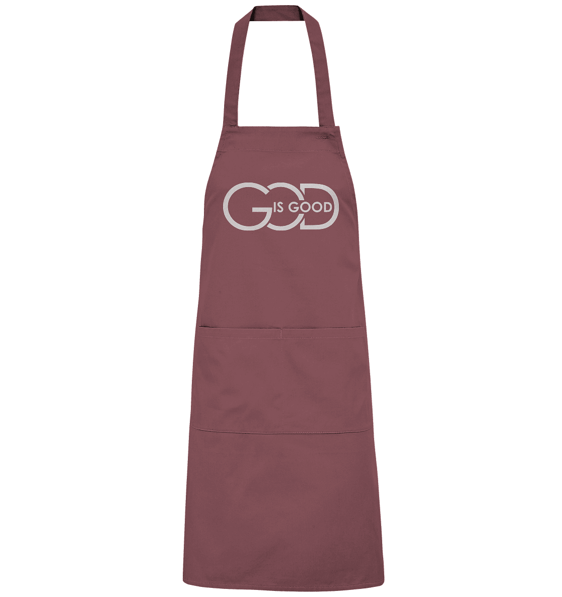 God is Good | Christliche Kleidung - Organic Grillschürze - Home & Living - Ancient Pink - GfoitMa