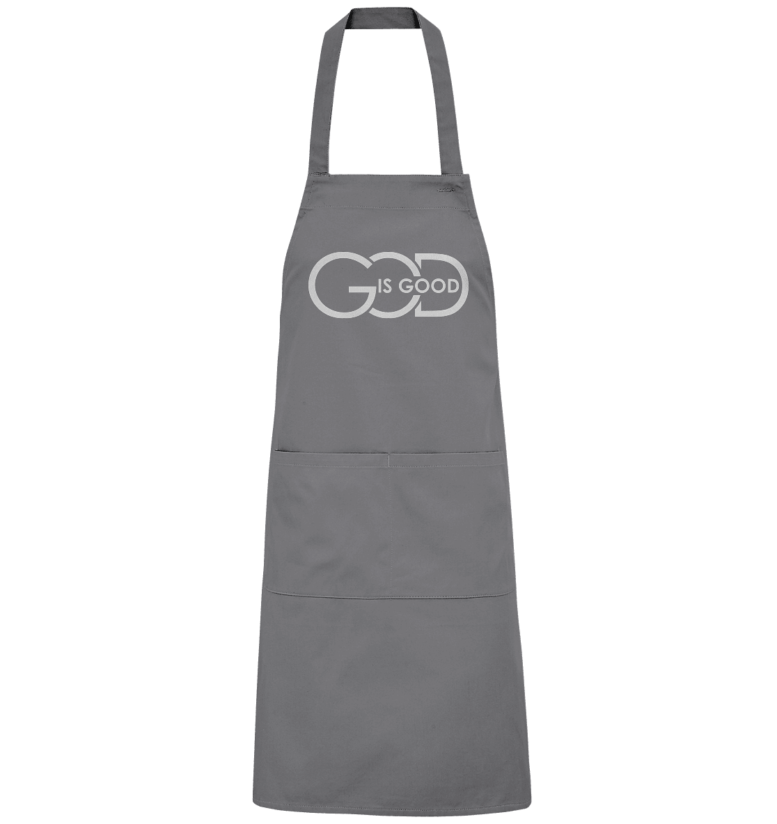 God is Good | Christliche Kleidung - Organic Grillschürze - Home & Living - Dark Grey (Solid) - GfoitMa