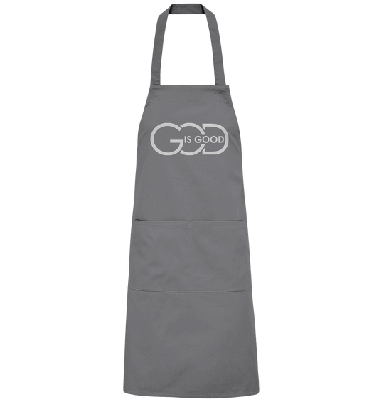 God is Good | Christliche Kleidung - Organic Grillschürze - Home & Living - Dark Grey (Solid) - GfoitMa