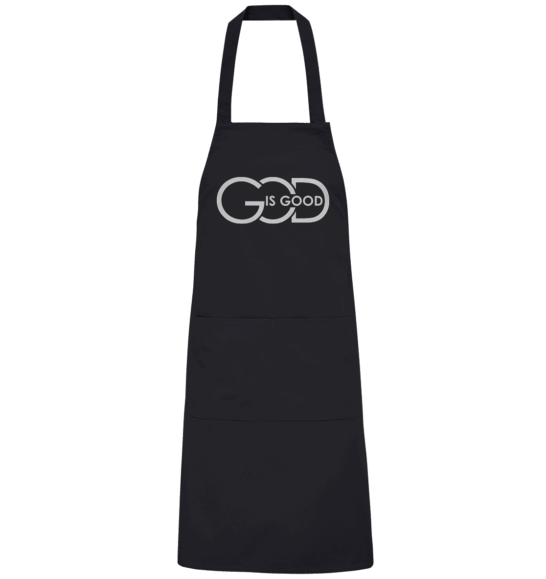 God is Good | Christliche Kleidung - Organic Grillschürze - Home & Living - Black - GfoitMa