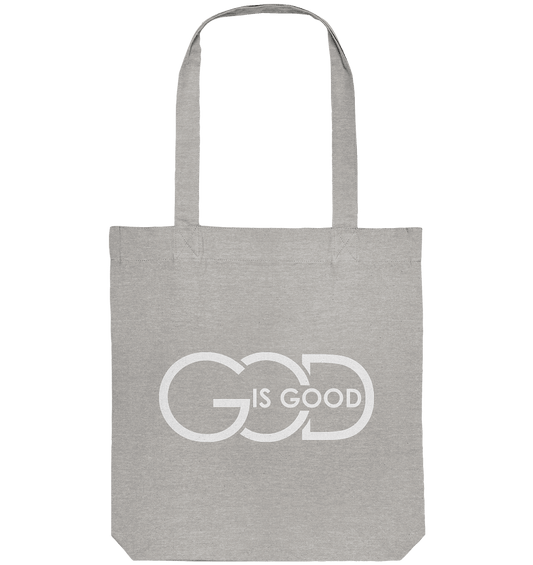 God is Good | Christliche Kleidung - Organic Tote-Bag - Taschen - Heather Grey - GfoitMa