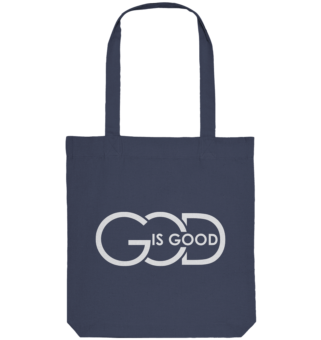 God is Good | Christliche Kleidung - Organic Tote-Bag - Taschen - Midnight Blue - GfoitMa