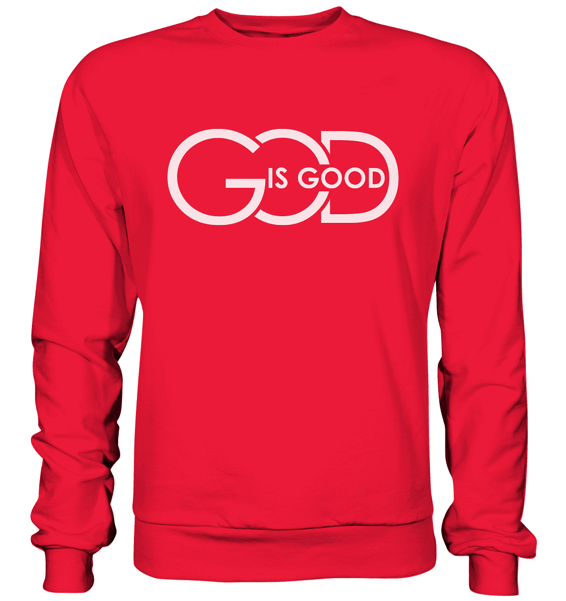 God is Good | Christliche Kleidung - Premium Sweatshirt - Sweatshirts - Rot - GfoitMa