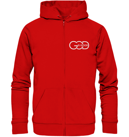 God is Good | Christliche Kleidung - Zipper - Jacken/ Zipper - Red - GfoitMa