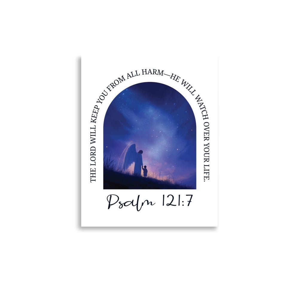 Gott behütet dich – Psalm 121:7 - Poster - 11″×14″ - GfoitMa
