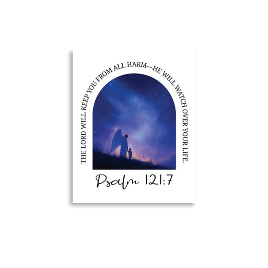 Gott behütet dich – Psalm 121:7 - Poster - 11″×14″ - GfoitMa