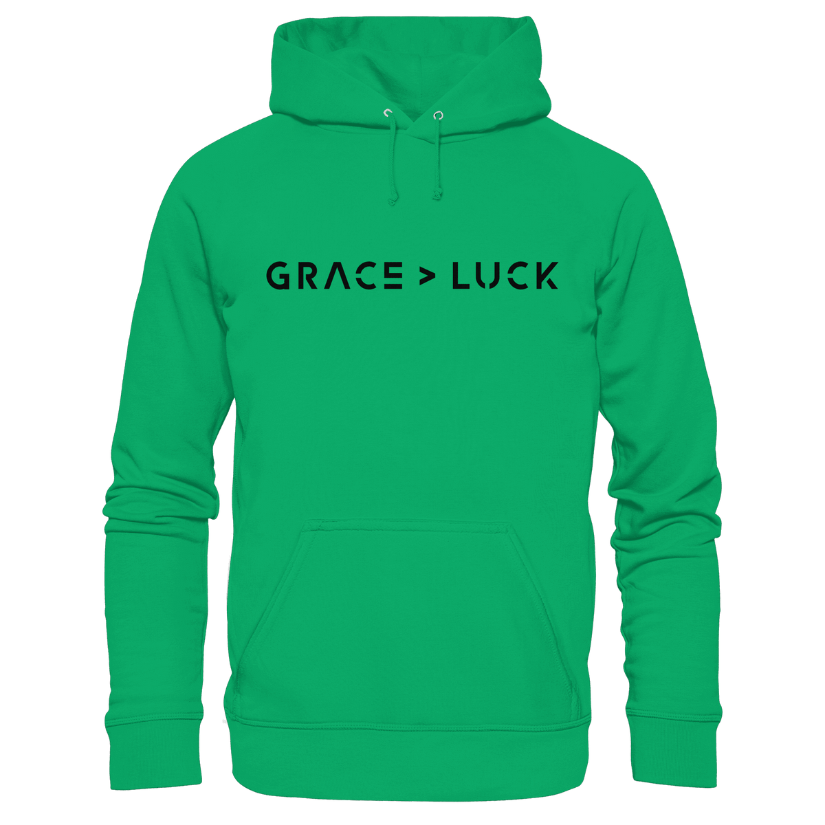 Grace > Luck | Christliches Design über Gottes Gnade - Kids Premium Hoodie - Kids & Babys - Light Pink - GfoitMa