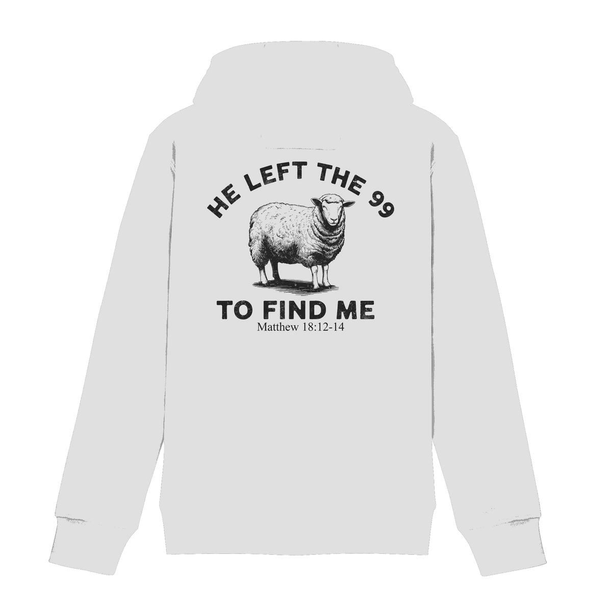 He Left the 99 to Find Me | Persönliches Glaubensbekenntnis - Zipper - Jacken/ Zipper - White - GfoitMa