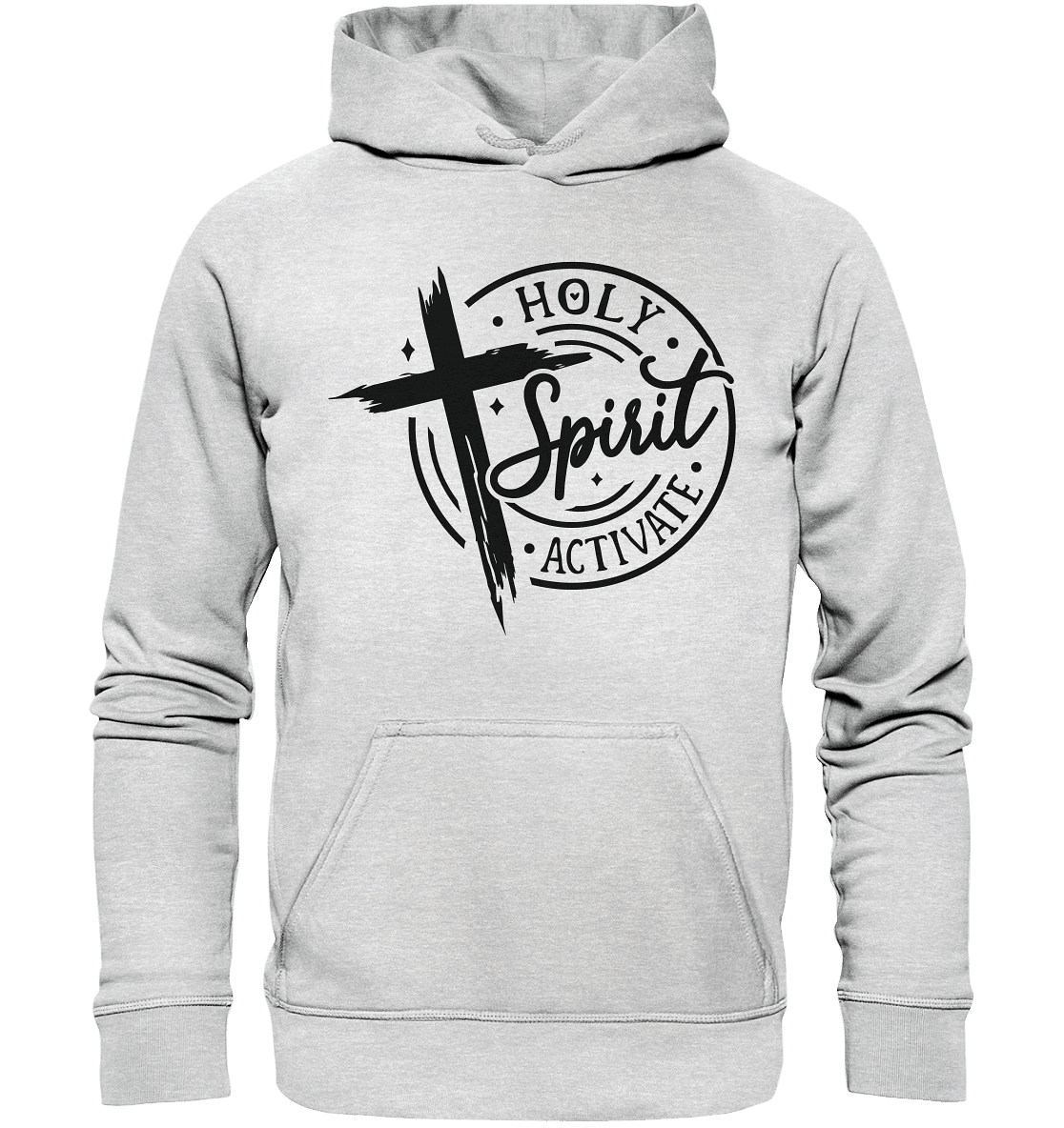 Holy Spirit Activate – Kraft durch den Geist Gottes - Kids Premium Hoodie - Kids & Babys - Heather Grey (meliert) - GfoitMa