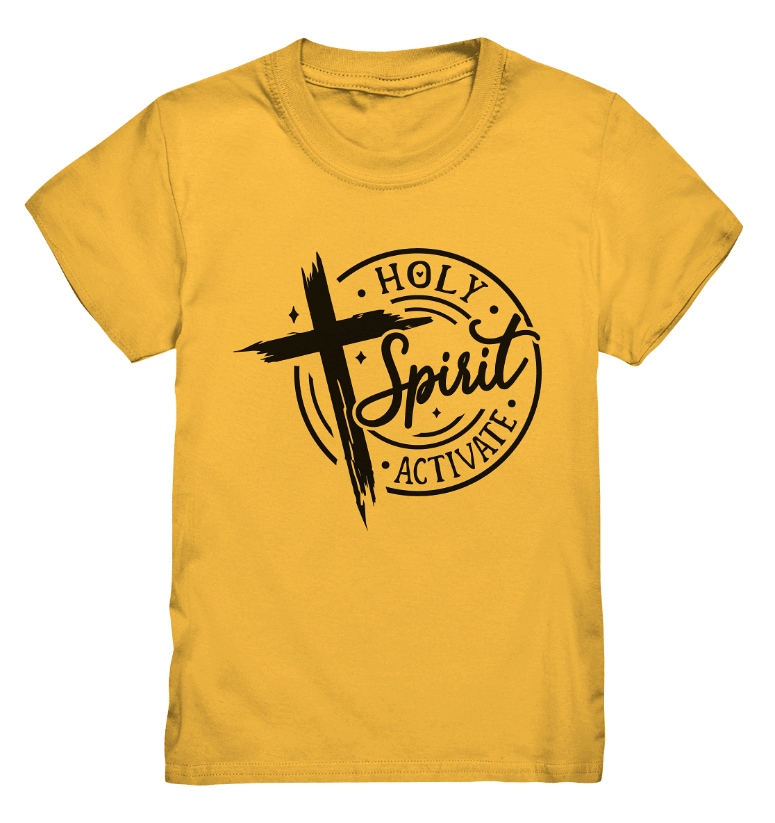 Holy Spirit Activate – Kraft durch den Geist Gottes - Kids Premium Shirt - Kids & Babys - Gold - GfoitMa