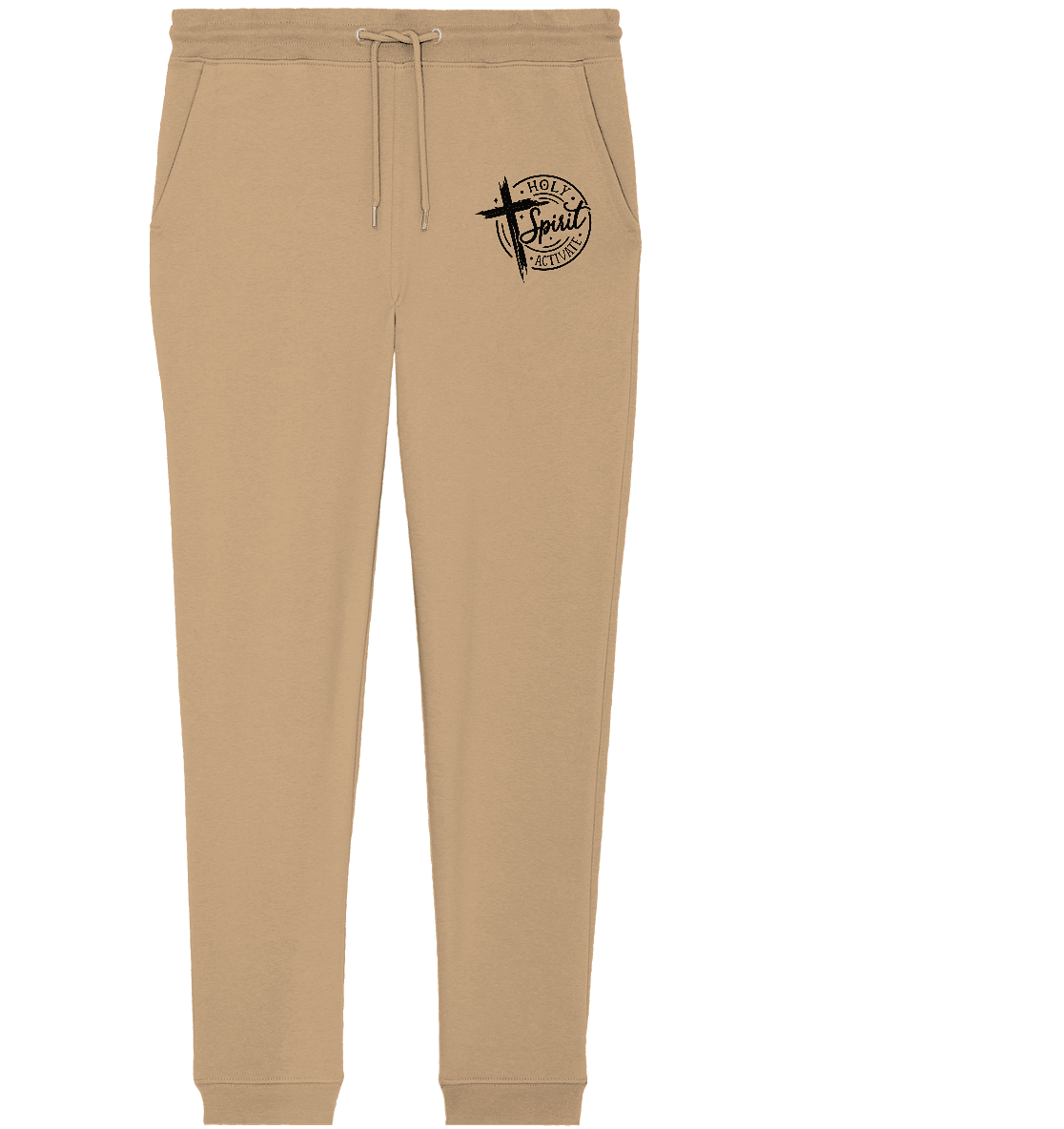 Holy Spirit Activate – Kraft durch den Geist Gottes - Organic Jogger Pants - Hosen - Latte - GfoitMa