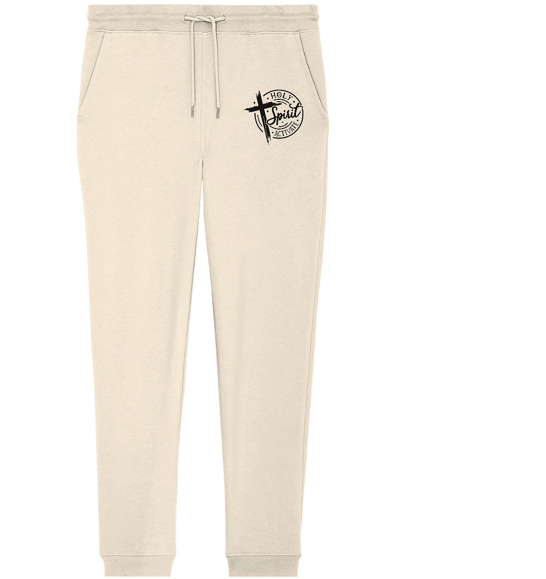 Holy Spirit Activate – Kraft durch den Geist Gottes - Organic Jogger Pants - Hosen - Natural Raw - GfoitMa