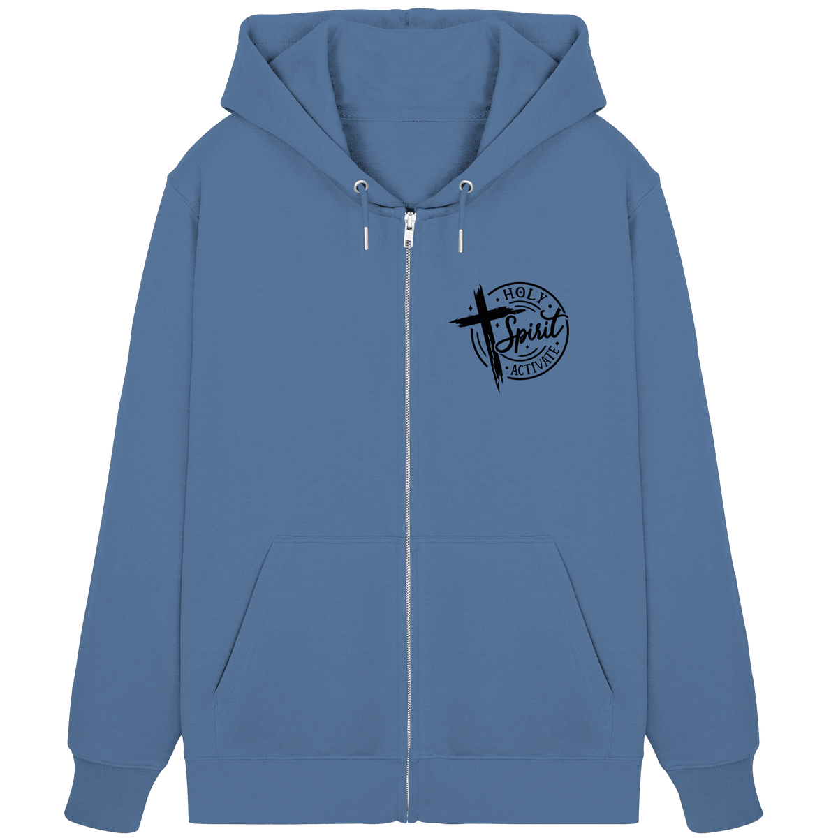 Holy Spirit Activate – Kraft durch den Geist Gottes - Organic Zipper - Jacken/ Zipper - Bright Blue - GfoitMa