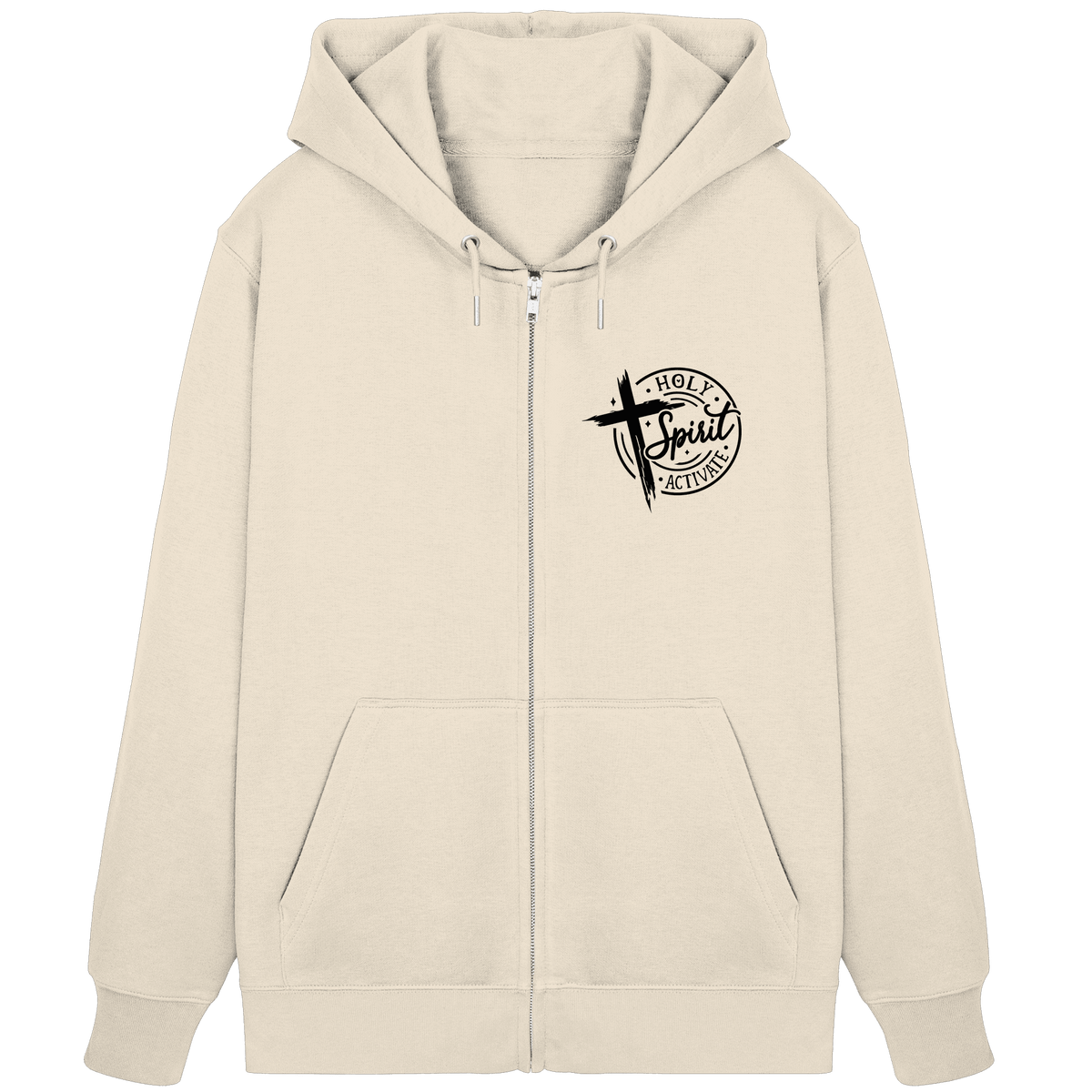 Holy Spirit Activate – Kraft durch den Geist Gottes - Organic Zipper - Jacken/ Zipper - Natural Raw - GfoitMa