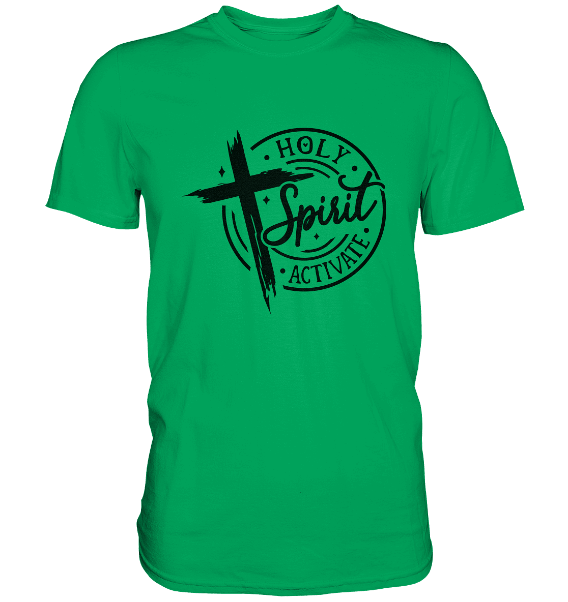 Holy Spirit Activate – Kraft durch den Geist Gottes - Premium Shirt - Unisex-Shirts - Kelly Green - GfoitMa