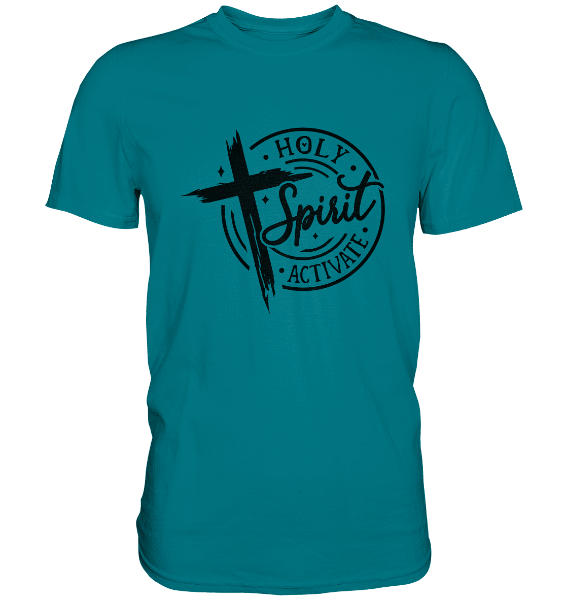 Holy Spirit Activate – Kraft durch den Geist Gottes - Premium Shirt - Unisex-Shirts - Diva Blue - GfoitMa