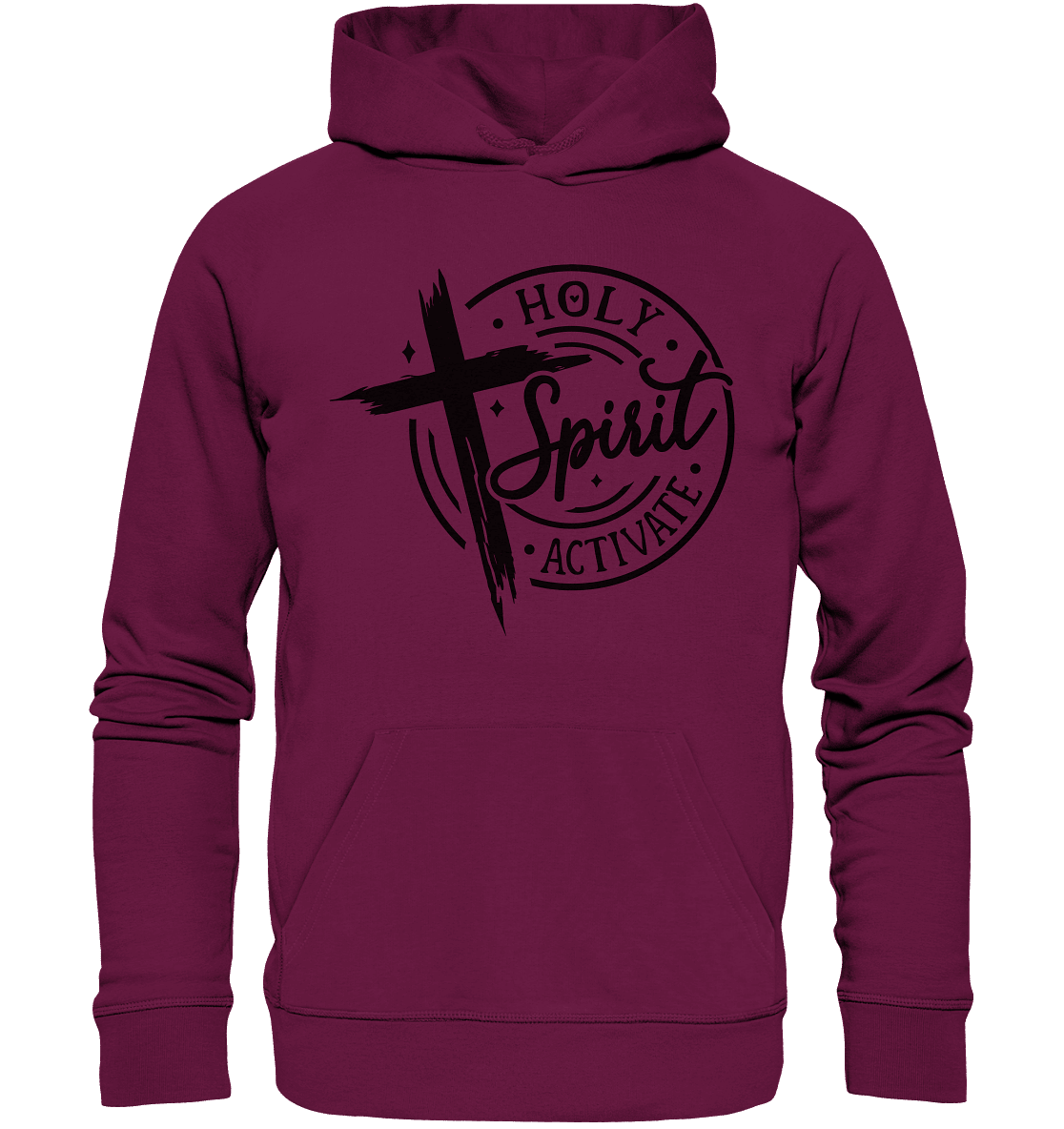 Holy Spirit Activate – Kraft durch den Geist Gottes - Premium Unisex Hoodie - Hoodies - Burgund - GfoitMa