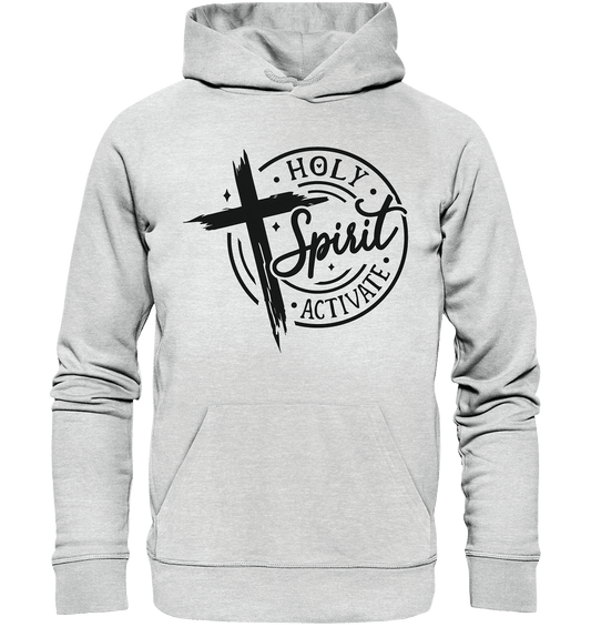 Holy Spirit Activate – Kraft durch den Geist Gottes - Premium Unisex Hoodie - Hoodies - Heather Grey (meliert) - GfoitMa