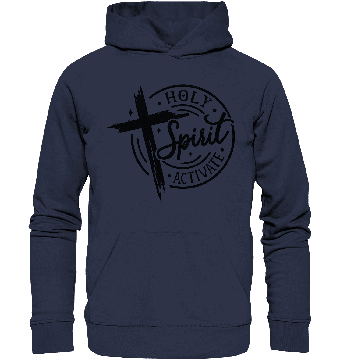 Holy Spirit Activate – Kraft durch den Geist Gottes - Premium Unisex Hoodie - Hoodies - Deep Navy - GfoitMa