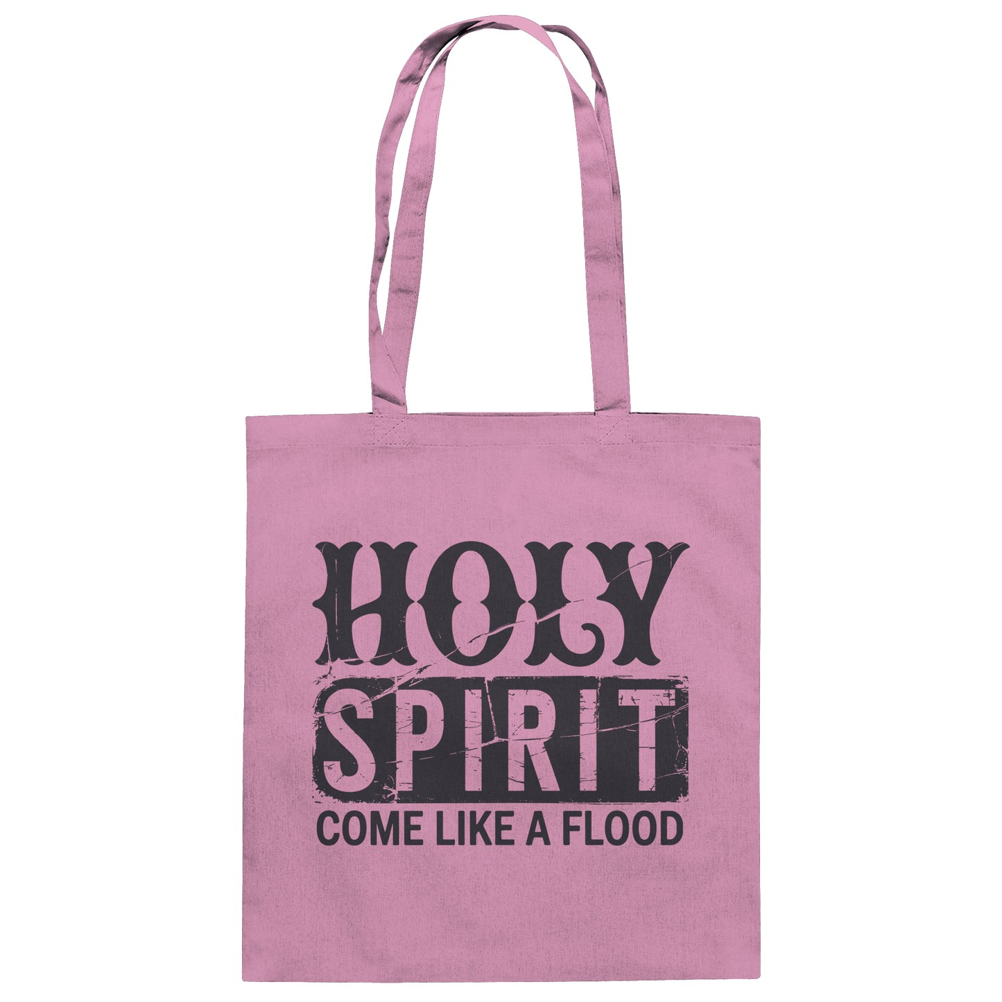 Holy Spirit, Come Like a Flood – Erfüllt von Gottes Gegenwart | Christliches Geschenk - Baumwolltasche - Taschen - Classic Pink - GfoitMa