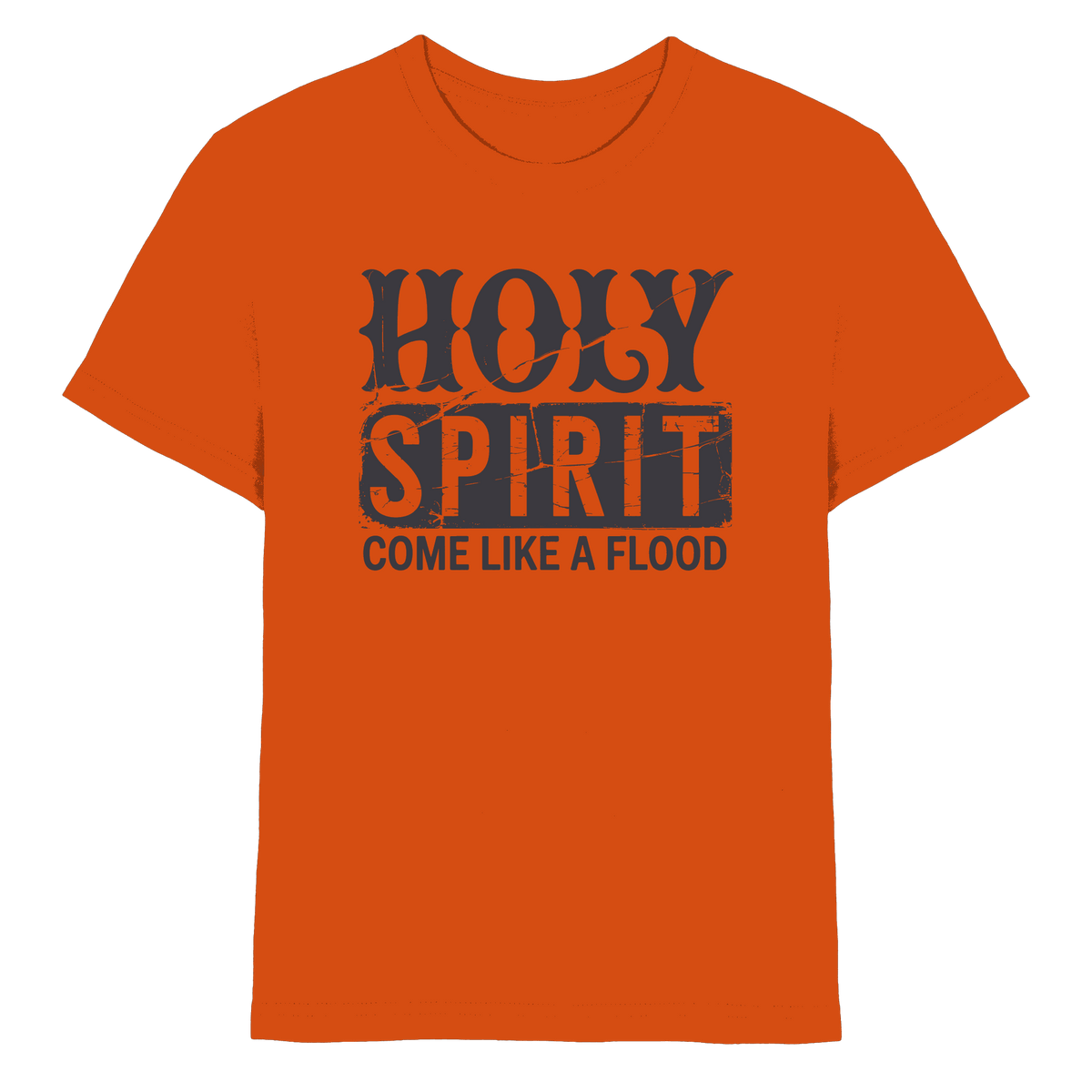 Holy Spirit, Come Like a Flood – Erfüllt von Gottes Gegenwart | Christliches Geschenk - Kids Premium Shirt - Kids & Babys - Orange - GfoitMa