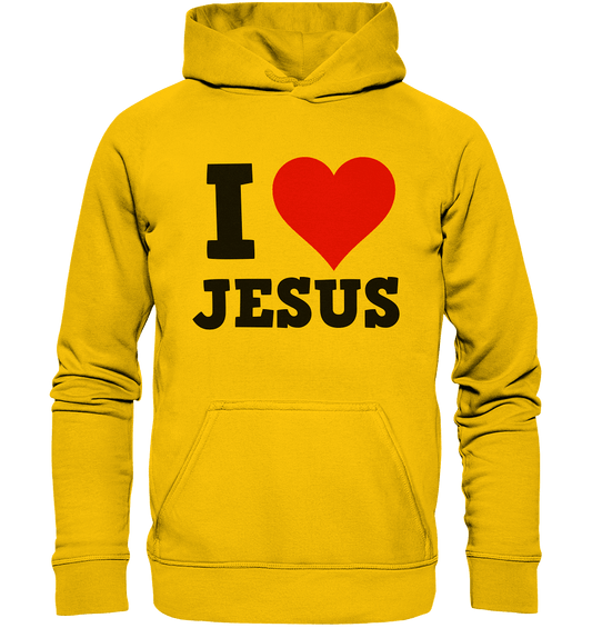 I Love Jesus - Kids Premium Hoodie - Kids & Babys - Sunflower - GfoitMa