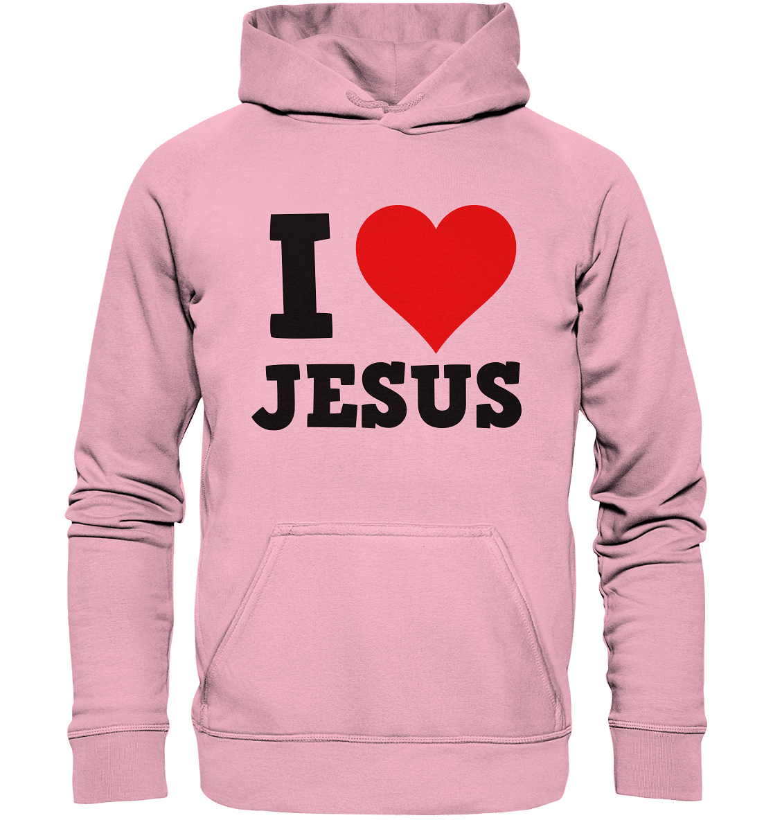 I Love Jesus - Kids Premium Hoodie - Kids & Babys - Light Pink - GfoitMa