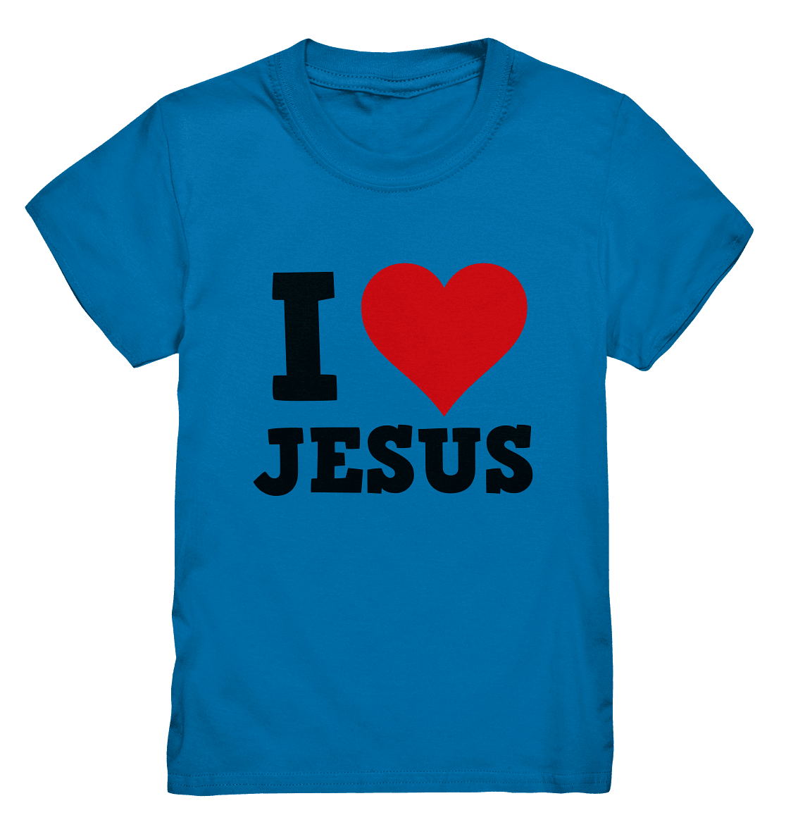 I Love Jesus - Kids Premium Shirt - Kids & Babys - Royal Blue - GfoitMa