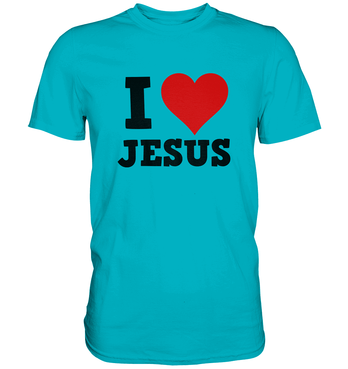 I Love Jesus - Premium Shirt - Unisex-Shirts - Swimming Pool - GfoitMa