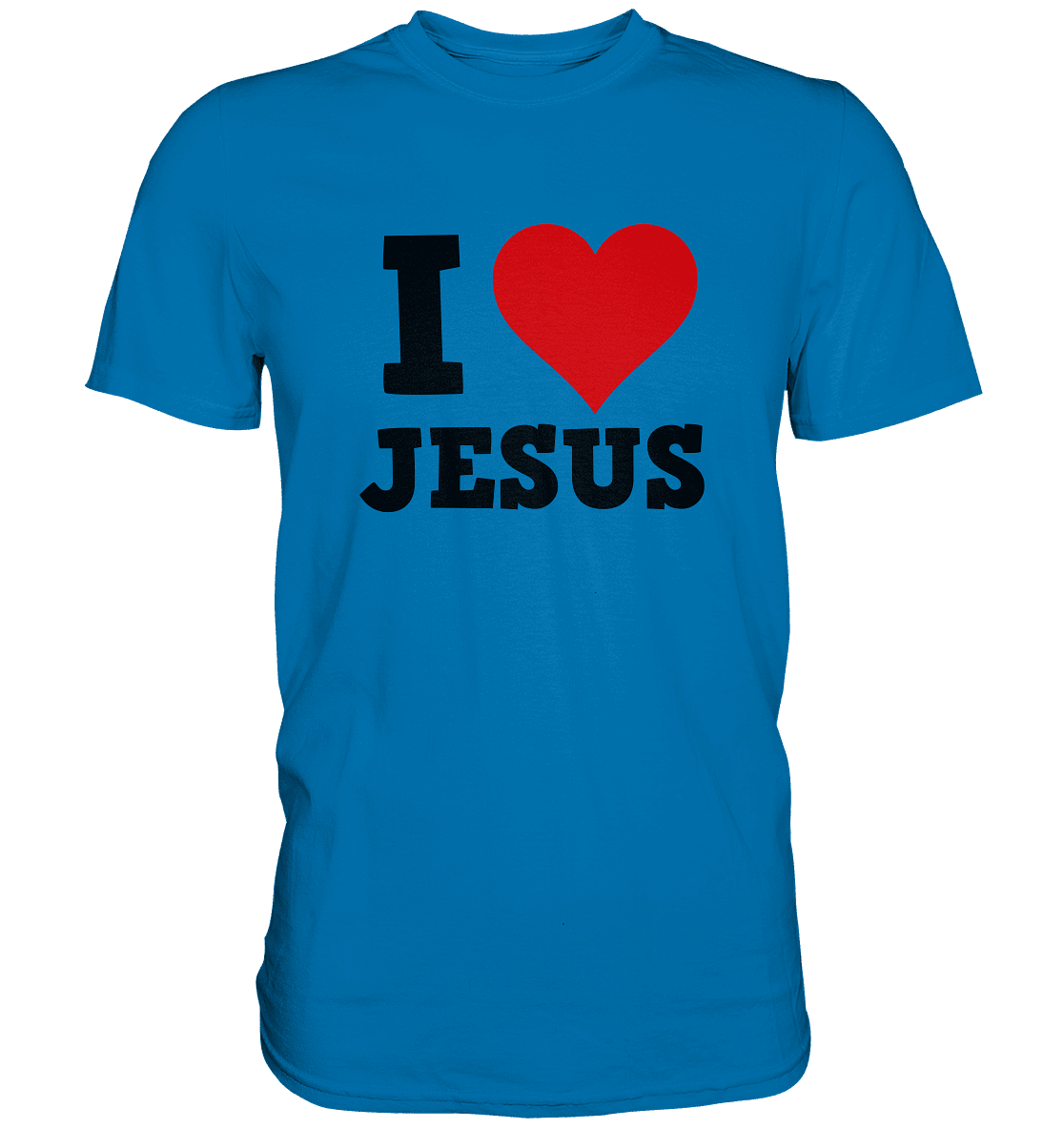 I Love Jesus - Premium Shirt - Unisex-Shirts - Royal Blue - GfoitMa