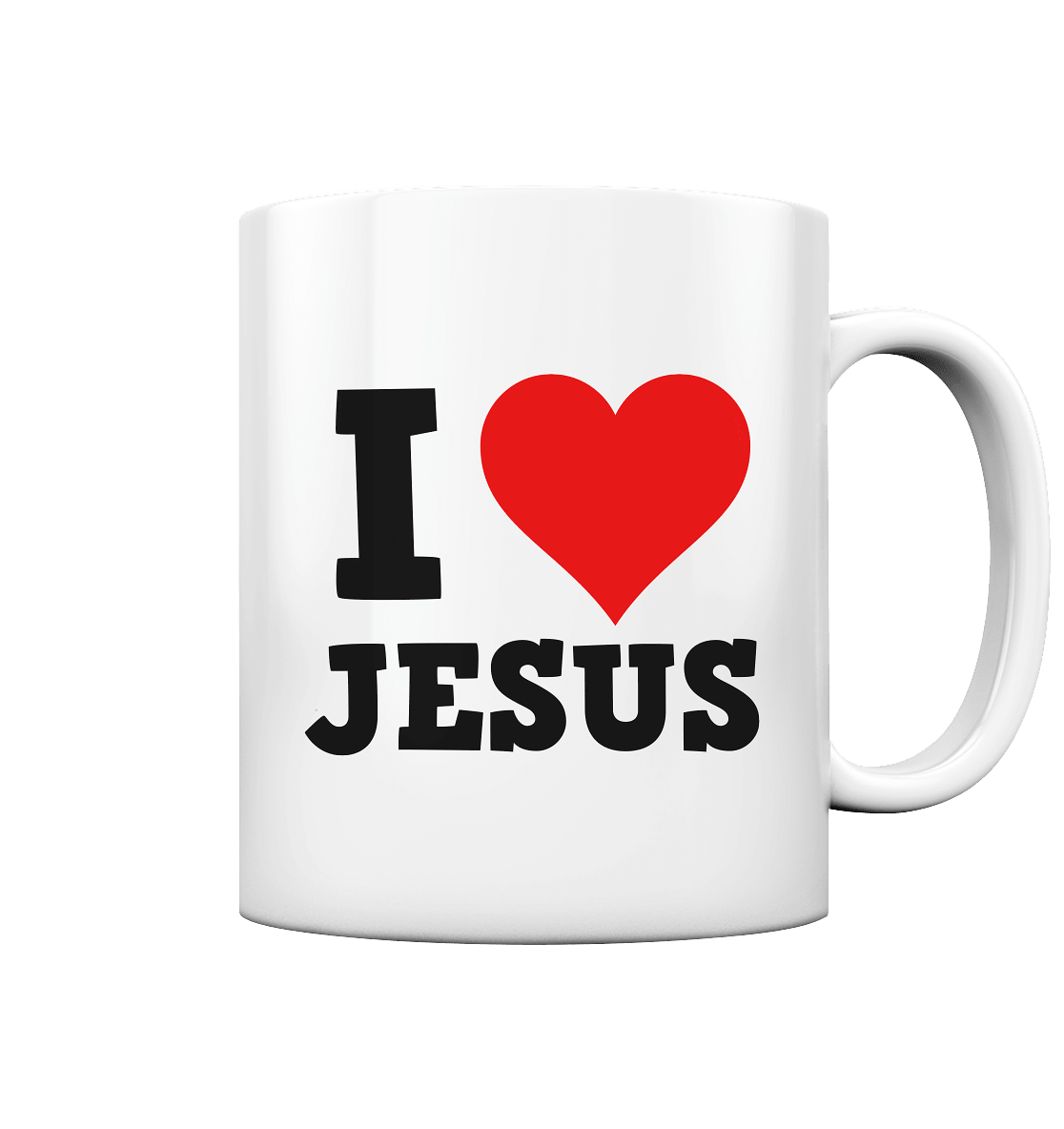 I Love Jesus - Tasse glossy - Trinkgefäße - White glossy - GfoitMa
