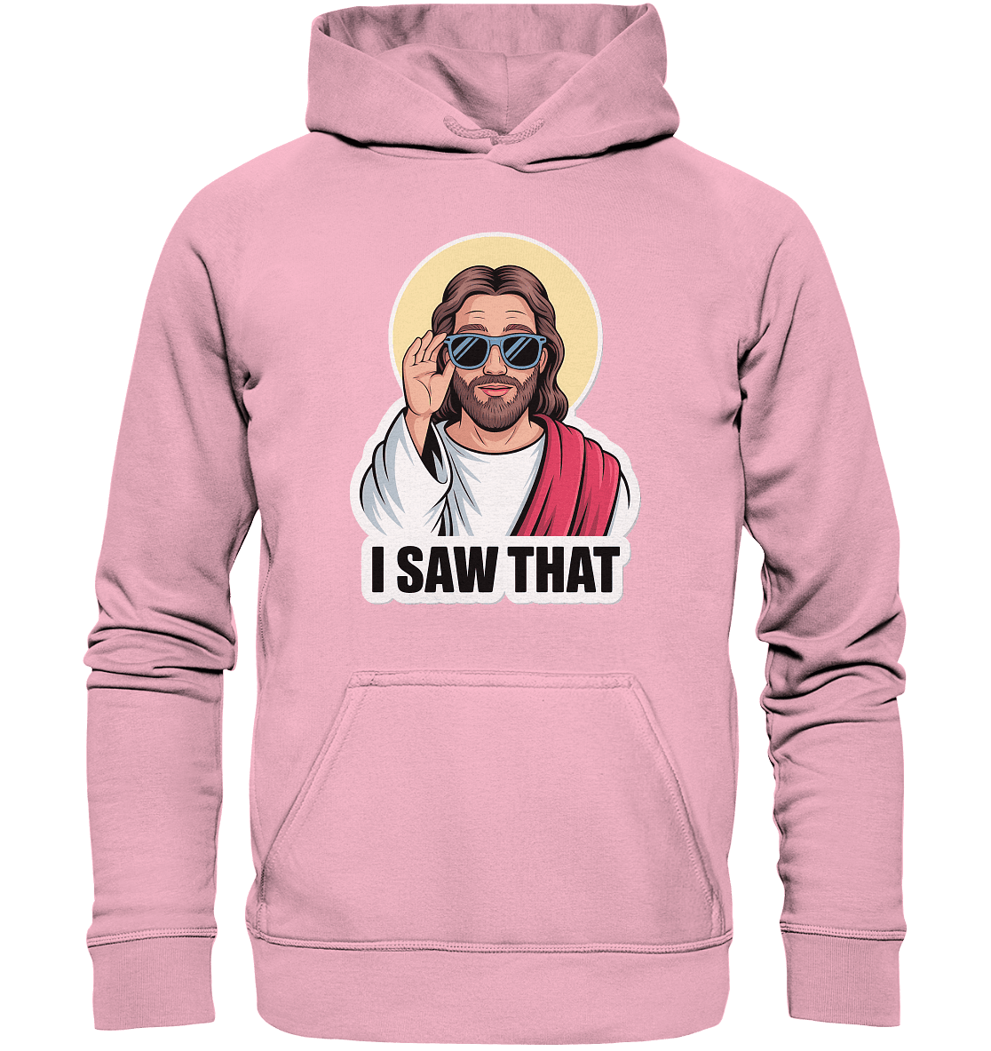 I Saw That – Jesus mit Sonnenbrille | Christliche Produkte - Kids Premium Hoodie - Kids & Babys - Royal Blau - GfoitMa